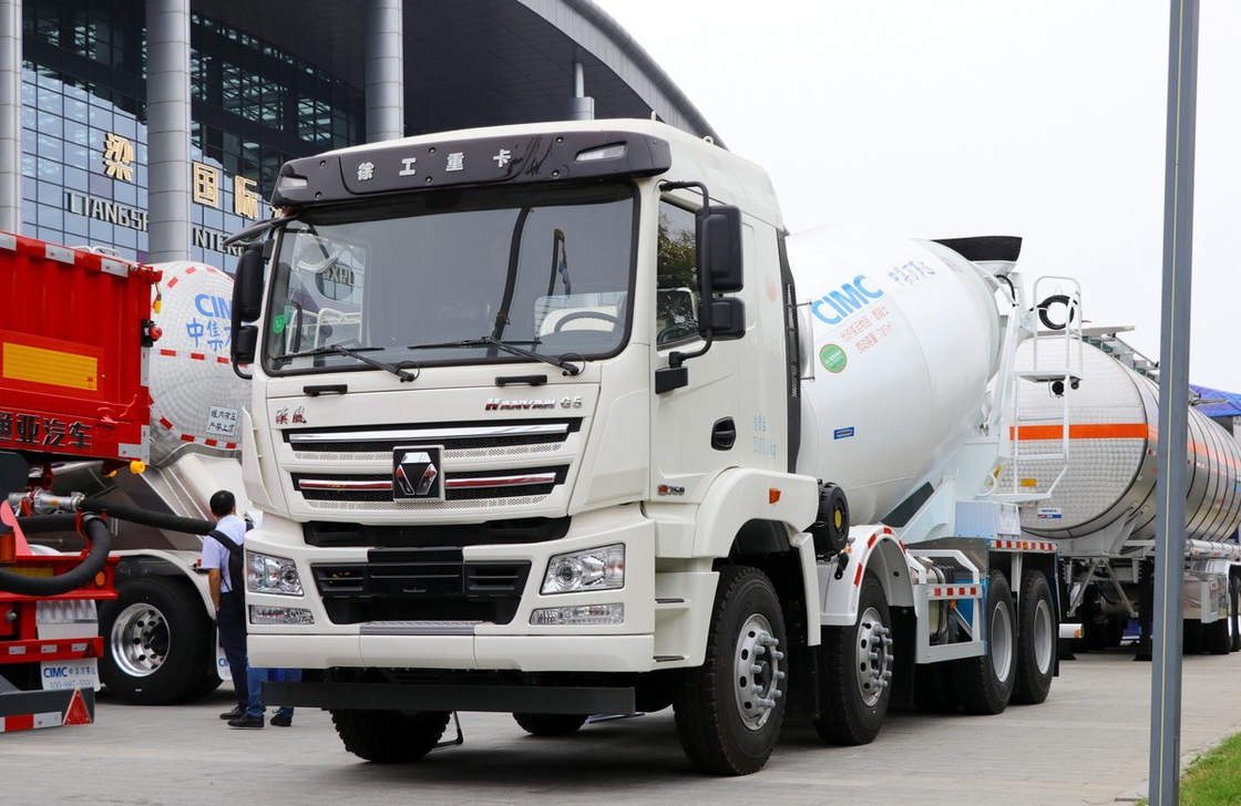 Camion di trasporti di calcestruzzo 8×4 modalità di guida 8 Cementino cisterna Weichai 350hp Lhd