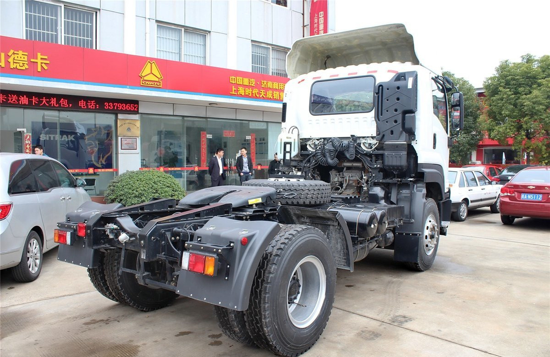 4x2 Tractor Truck Single Deff ISUZU Mover Deisel Motore 350hp Euro 4 Singe di emissioni e mezza cabina