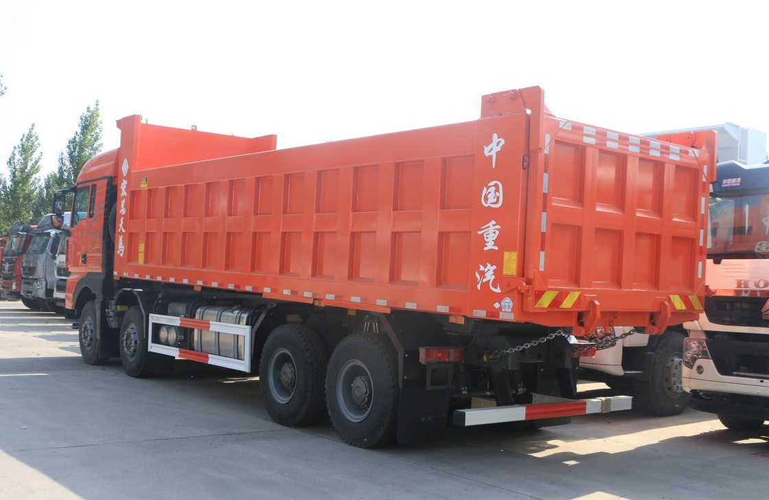 Sinotruk Uk Used Tipper Trucks 8×4 Sitrak G7H Heavy Duty 12.5L Disposizione Single Sleeper