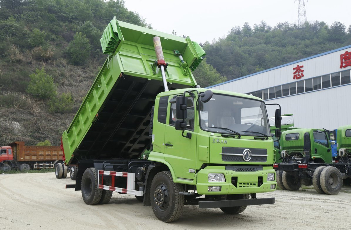 Camionetti a gomma piccoli usati 4*2 Camionetto a scarico Dongfeng Tianjin Single Cab Caricamento 10 tonnellate