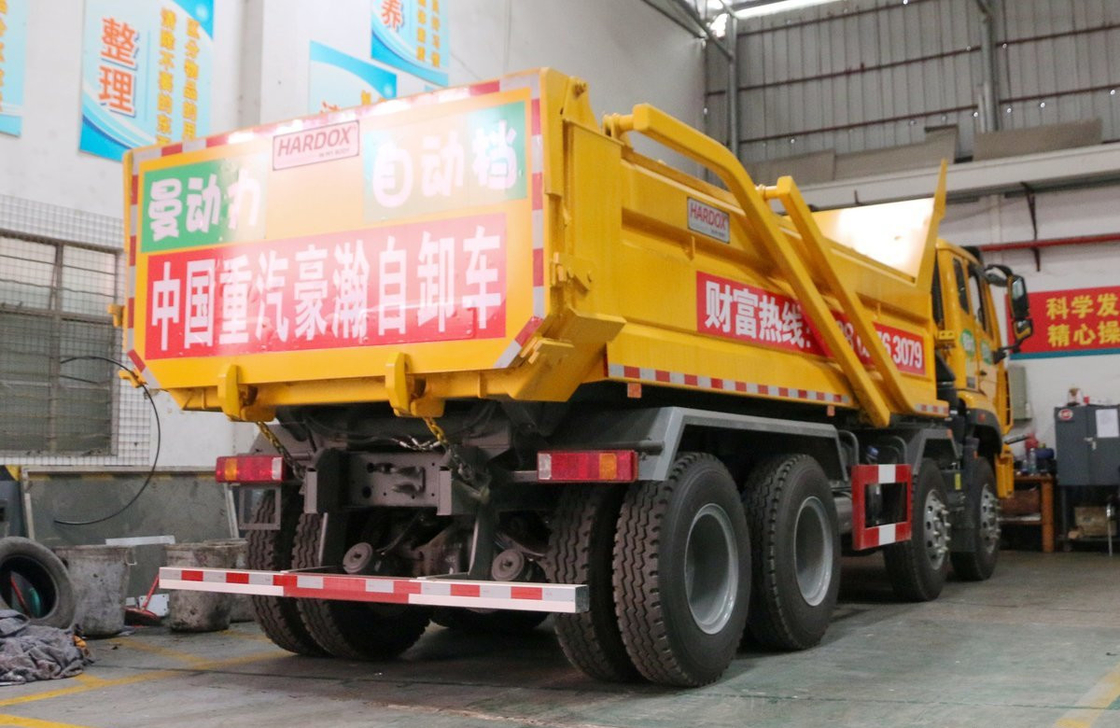 Usato Howo Tipper Truck Sinotruck 8*4 Hohan 350hp Potente motore 12 ruote Trasporto su strada