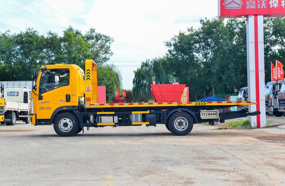 Camion a letto piatto Camion a rimorchio Howo 4*2 Piccolo camion a rimorchio Cabina singola Carico 2 tonnellate LHD/RHD