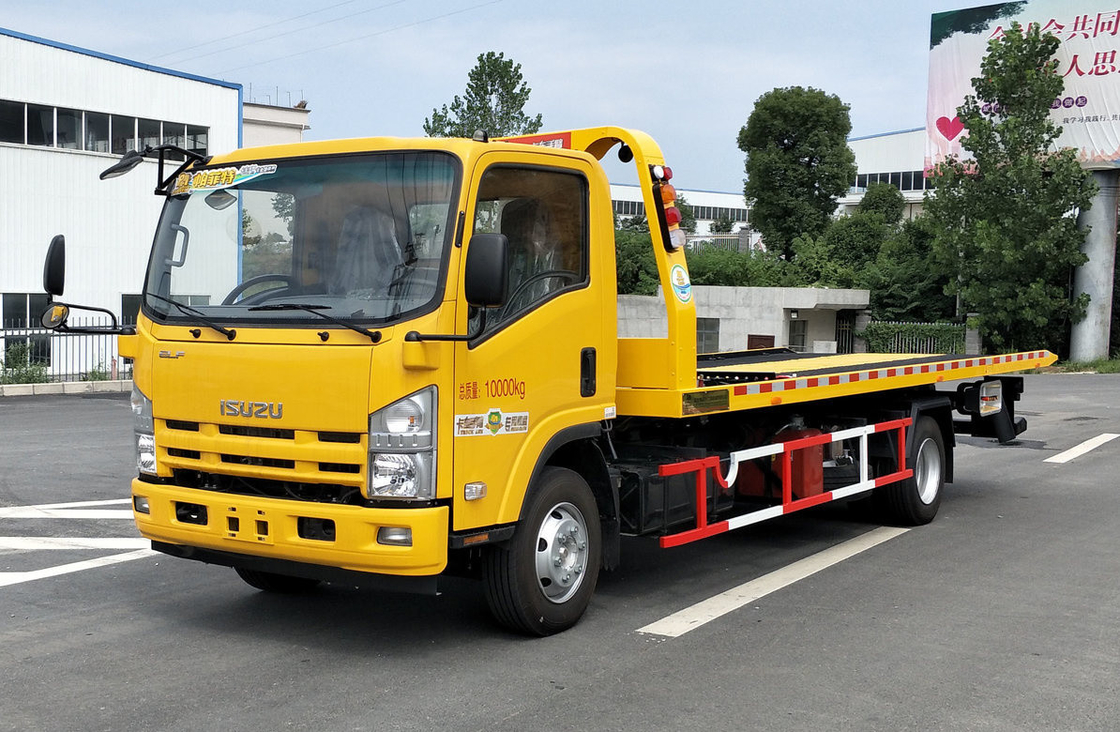 Piccoli rimorchiatori a letto piatto 4500 mm Base rotabile 190 CV Motore diesel a sei velocità Manuale