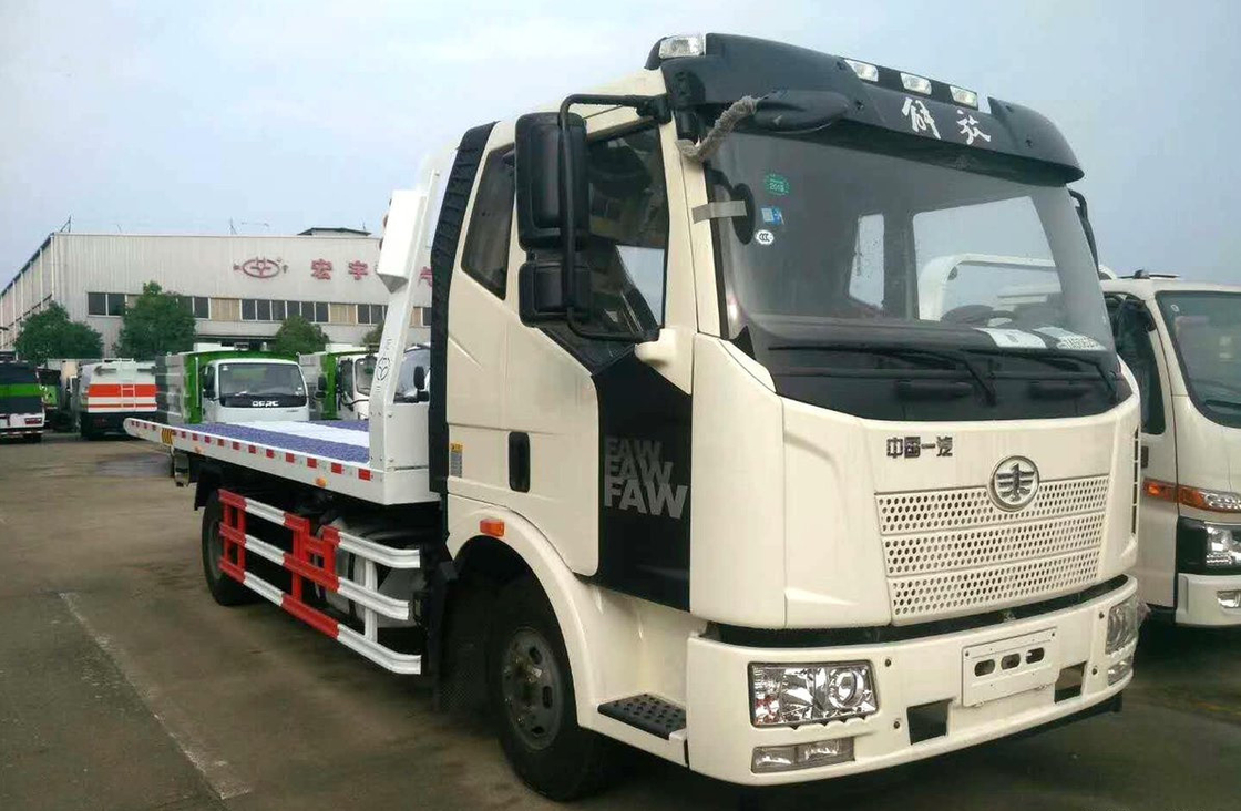 Wrecker Truck Bed FAW J6L Modello monoasse 6 ruote 160 CV Carico 3,5 tonnellate