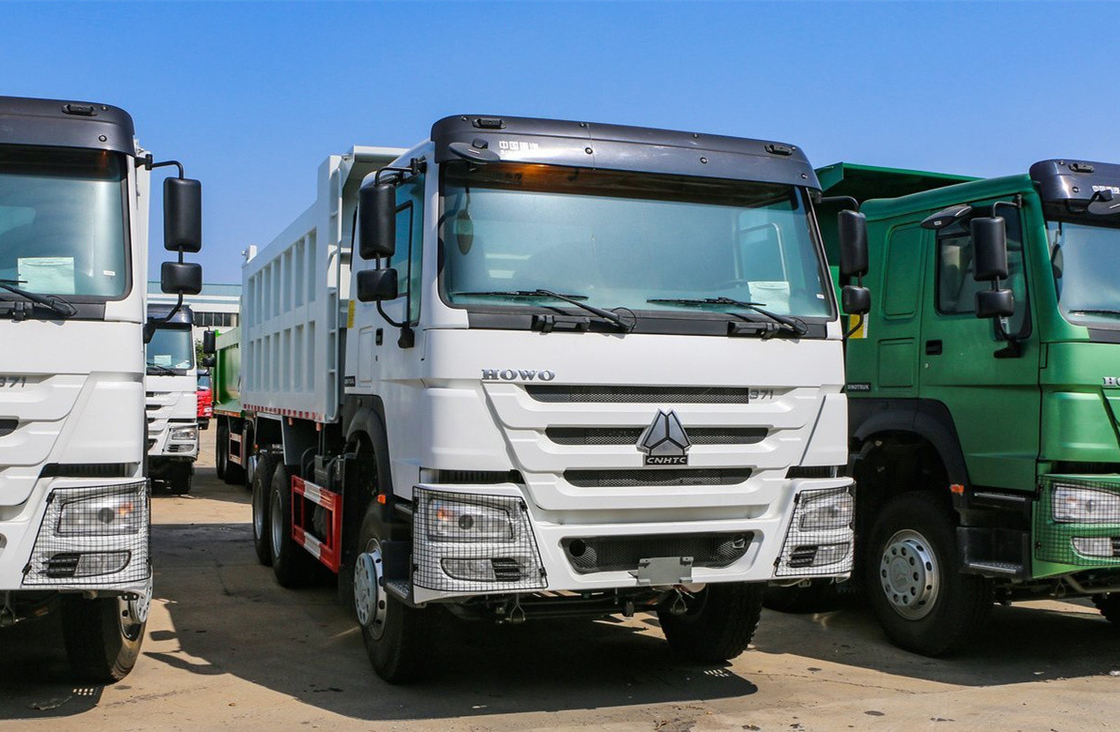 Sino Truck Usato 6×4 Dump Truck Howo 371hp Euro 3 Usato in Africa 6.8 metri lunghe scatola