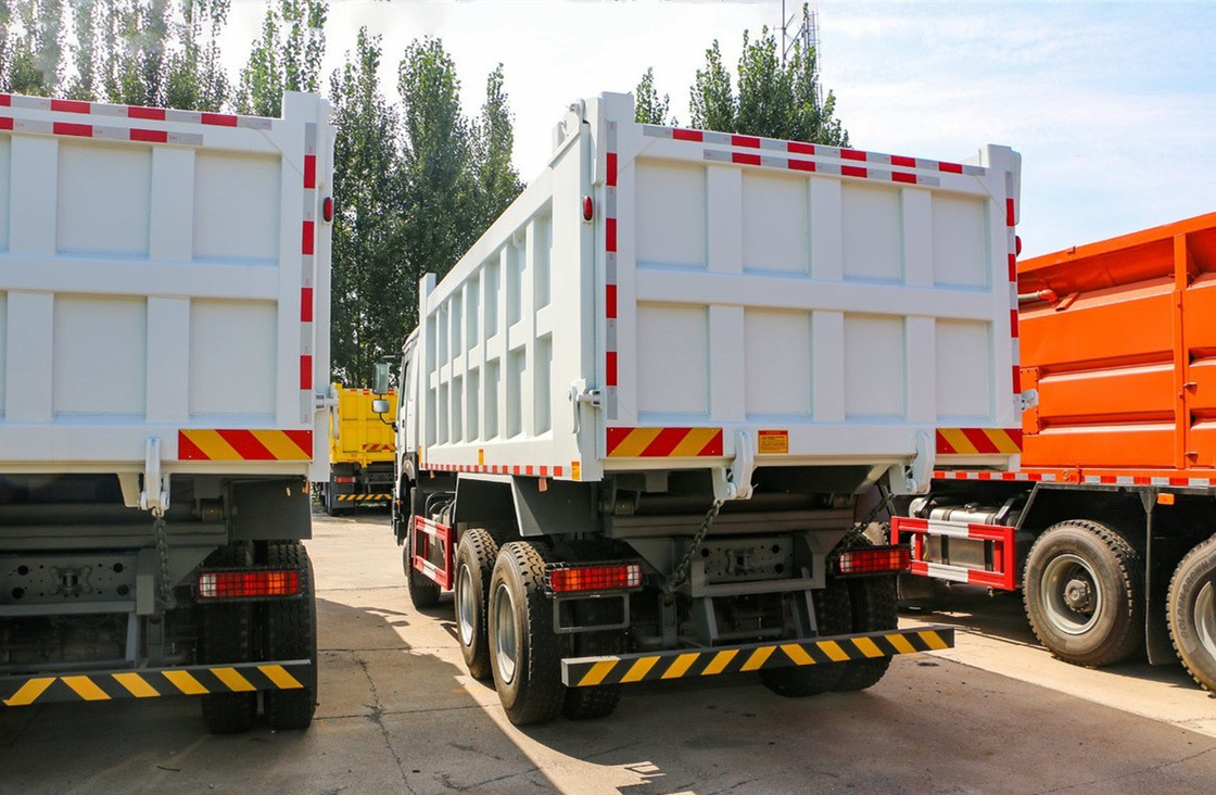 Sino Truck Usato 6×4 Dump Truck Howo 371hp Euro 3 Usato in Africa 6.8 metri lunghe scatola
