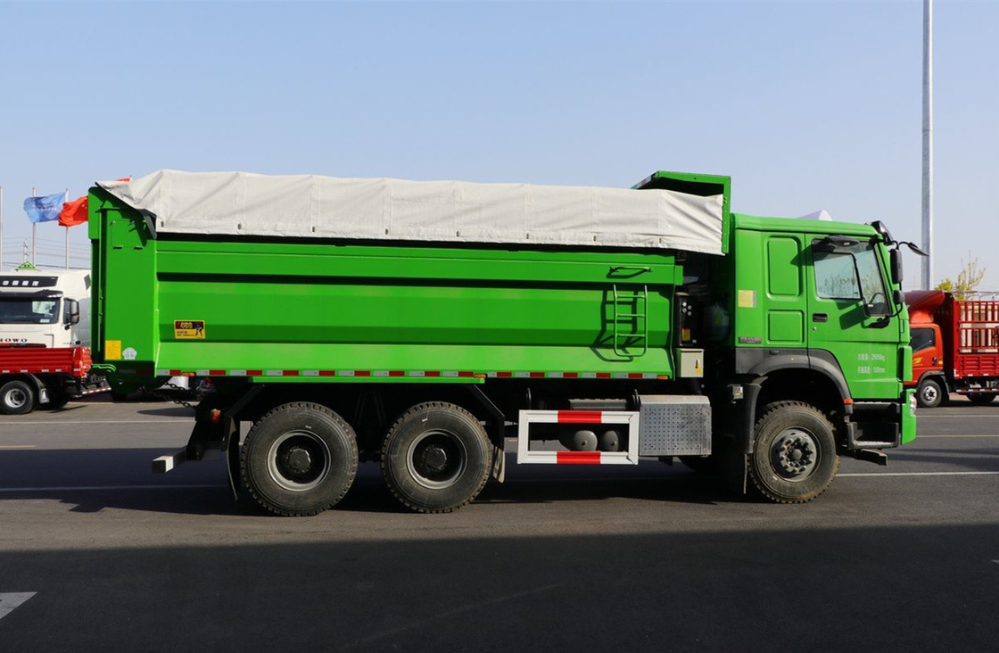 Sino Truck Moteur 400 Weichai Motore 6×4 Howo Dumper Truck Leaf Spring 10 ruote Trasporto stradale