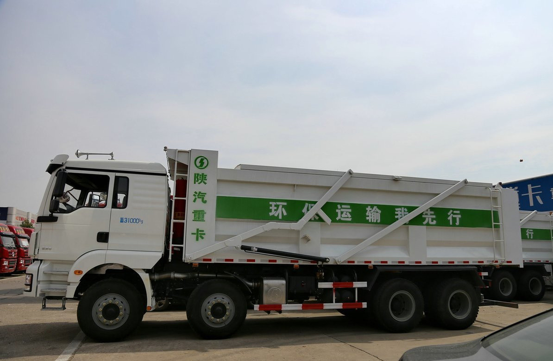 8x4 Tipper Truck Fracturing Sand Tank Truck Shacman 290hp Nuovo M3000 Euro 4 Heavy Duty