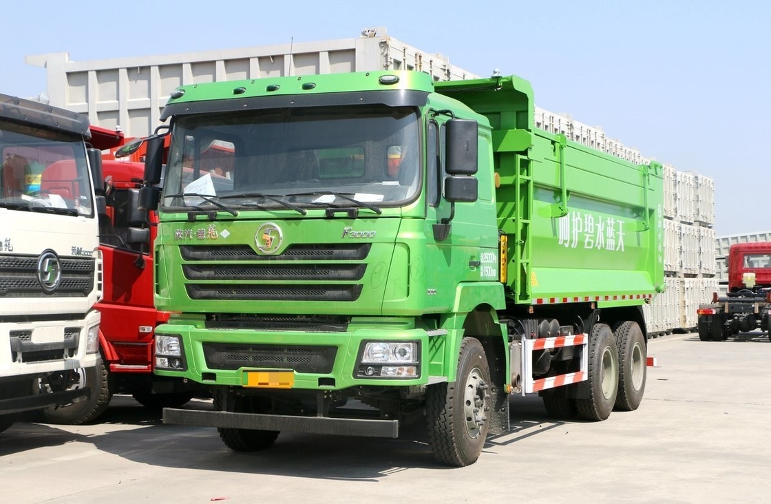6*4 Dump Truck 30 tonnellate Fuel di nuova energia LNG Shacman F3000 Single Sleeper 10 Ruote 380hp