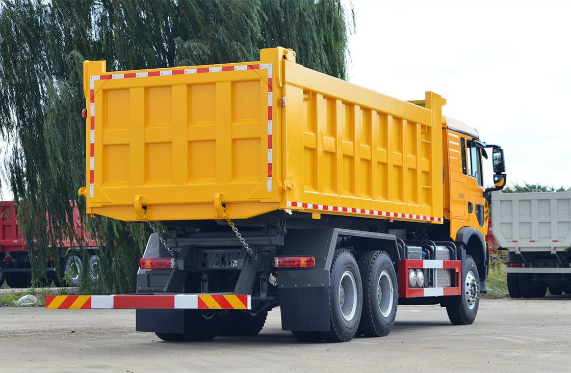 Usato 10 pneumatici autocarro di inclinamento 6,3 metri Box 400hp Howo TX7 Front Lifting 12 velocità manuale