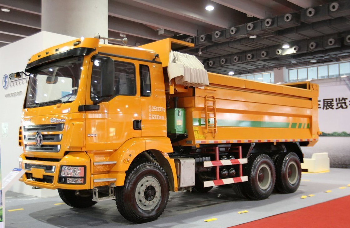 Cina Camionetto da scarico in vendita U-Type Box Shacman Tipper Weichai 290hp Motore Single e Half Cab