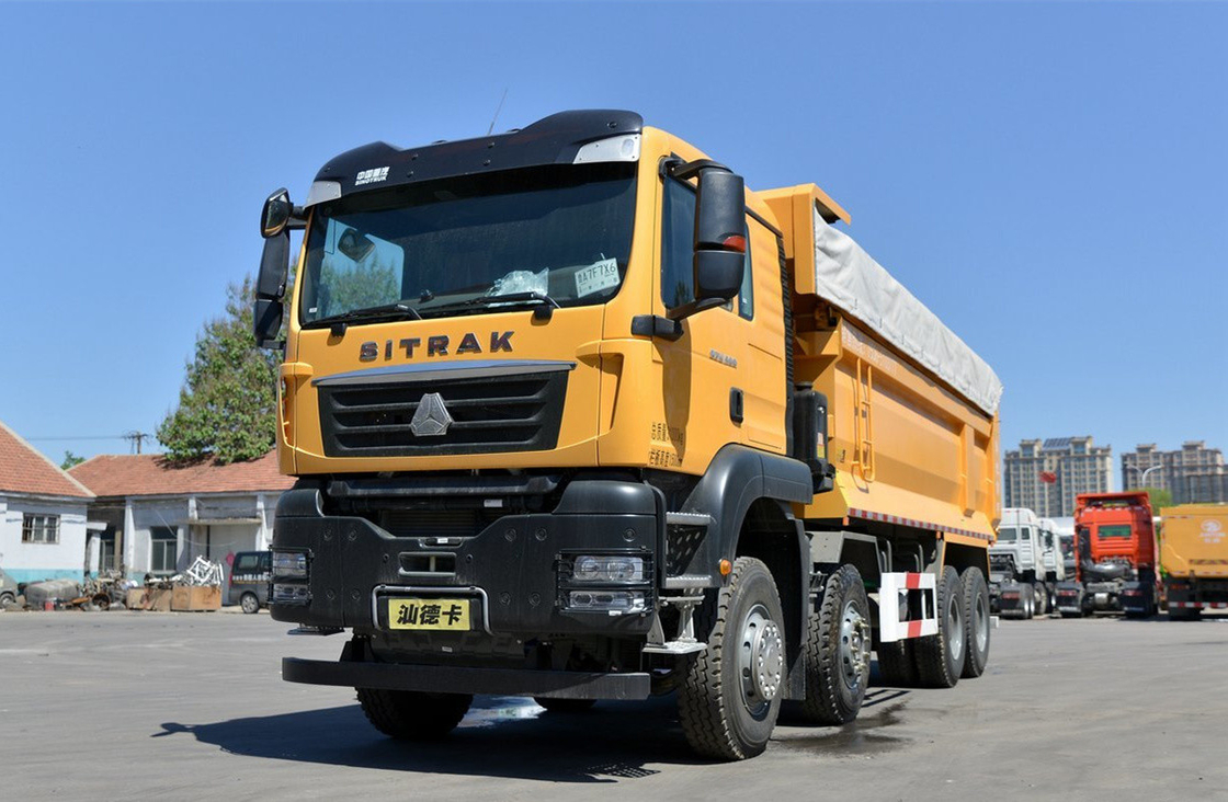 Camion miniere Sinotruck 8*4 SITRAK Weichai 400cv 30-50 tonnellate Carico utile 12 ruote LHD/RHD