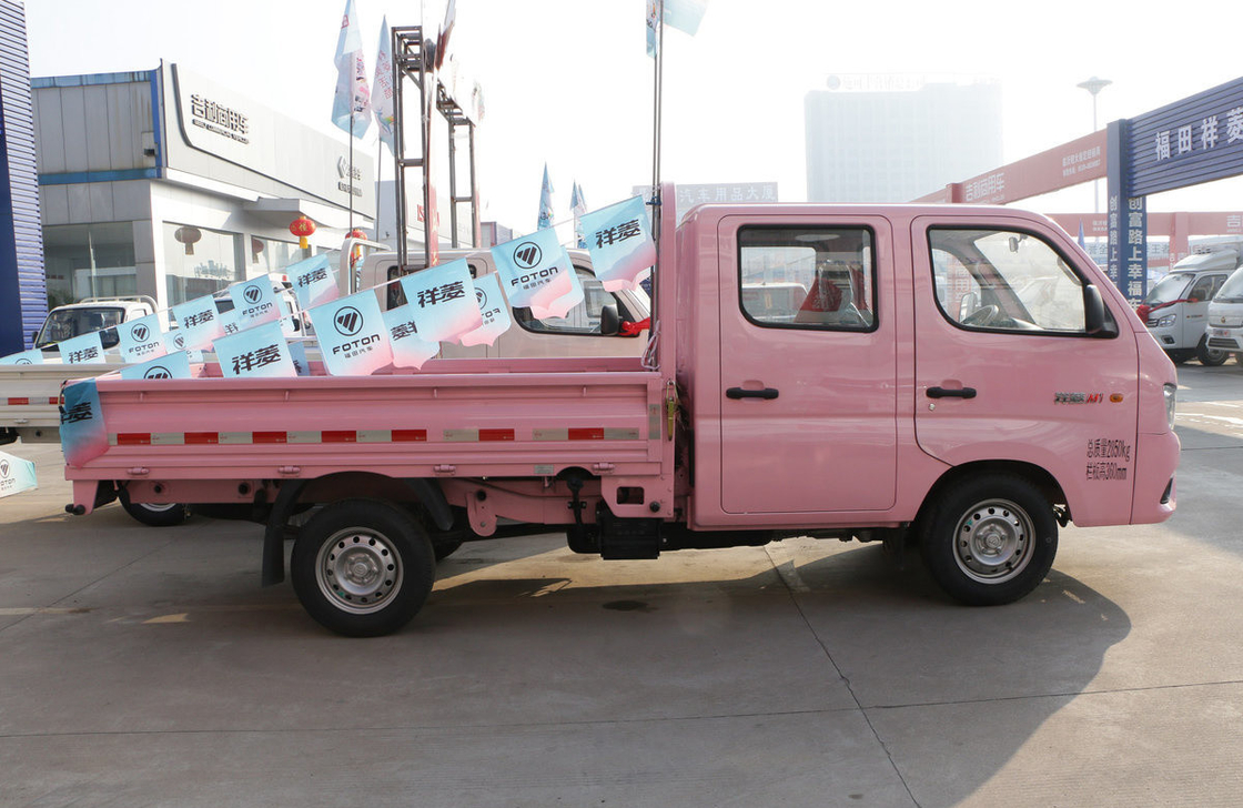 Camion Foton Mini Camion Rosa Color Trasmissione manuale Motore a benzina Euro 6
