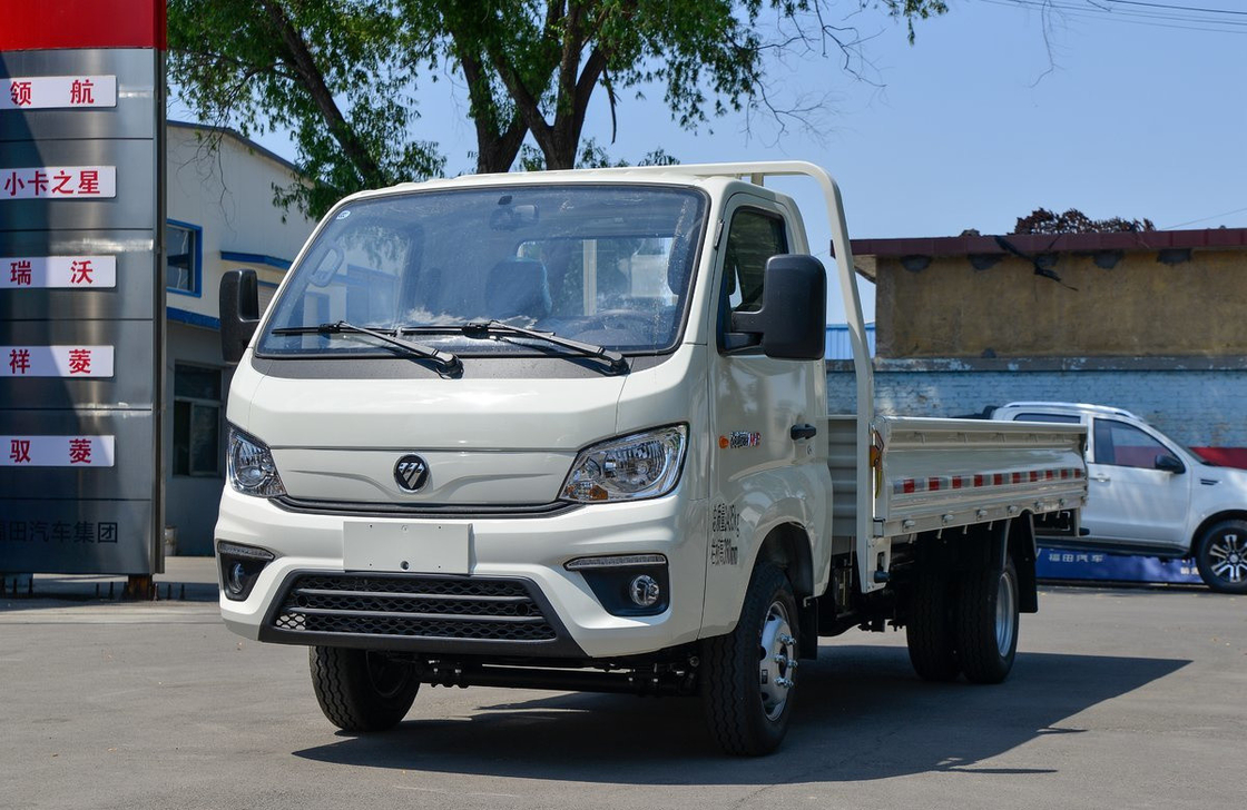 Cassa di stoccaggio per camion Foton 4*2 carico 2 tonnellate singolo asse Trasporto di prodotti agricoli