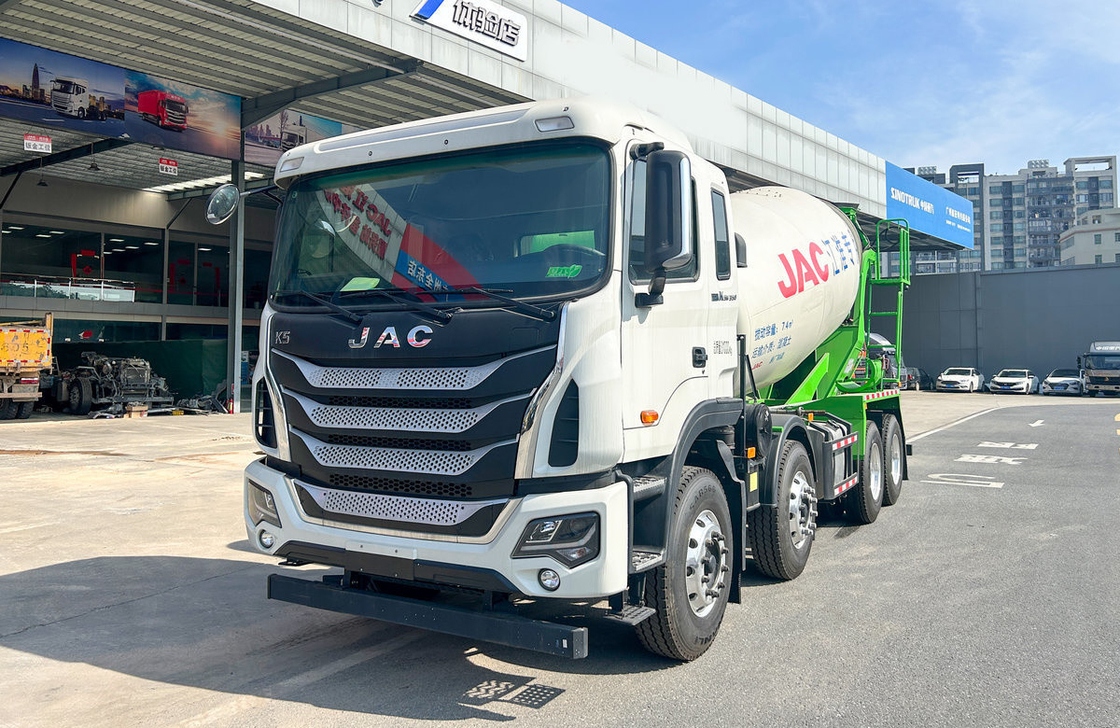 Camion per calcestruzzo Mobile 7-8m3 Cisterna Cementeria Camion Mixer Marca cinese JAC Yuchai 350hp