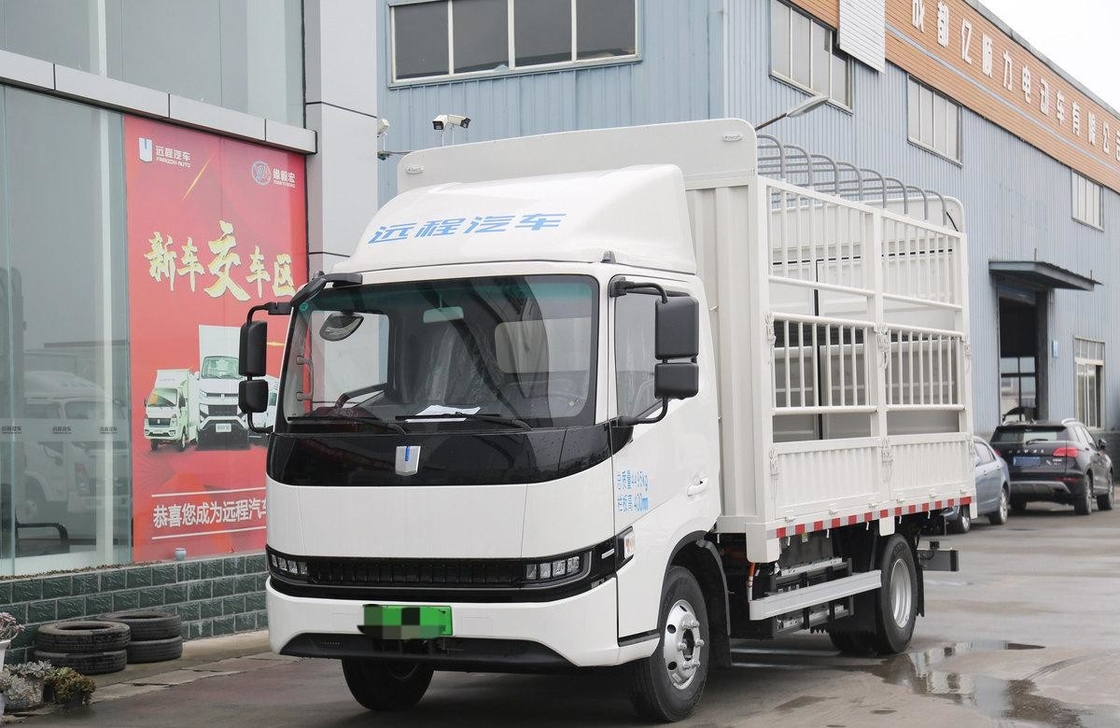 Camion a cassa Camion a recinzione Camion leggero 1.5 tonnellate Carico utile Camion a carico elettrico 4*2 Single Cab