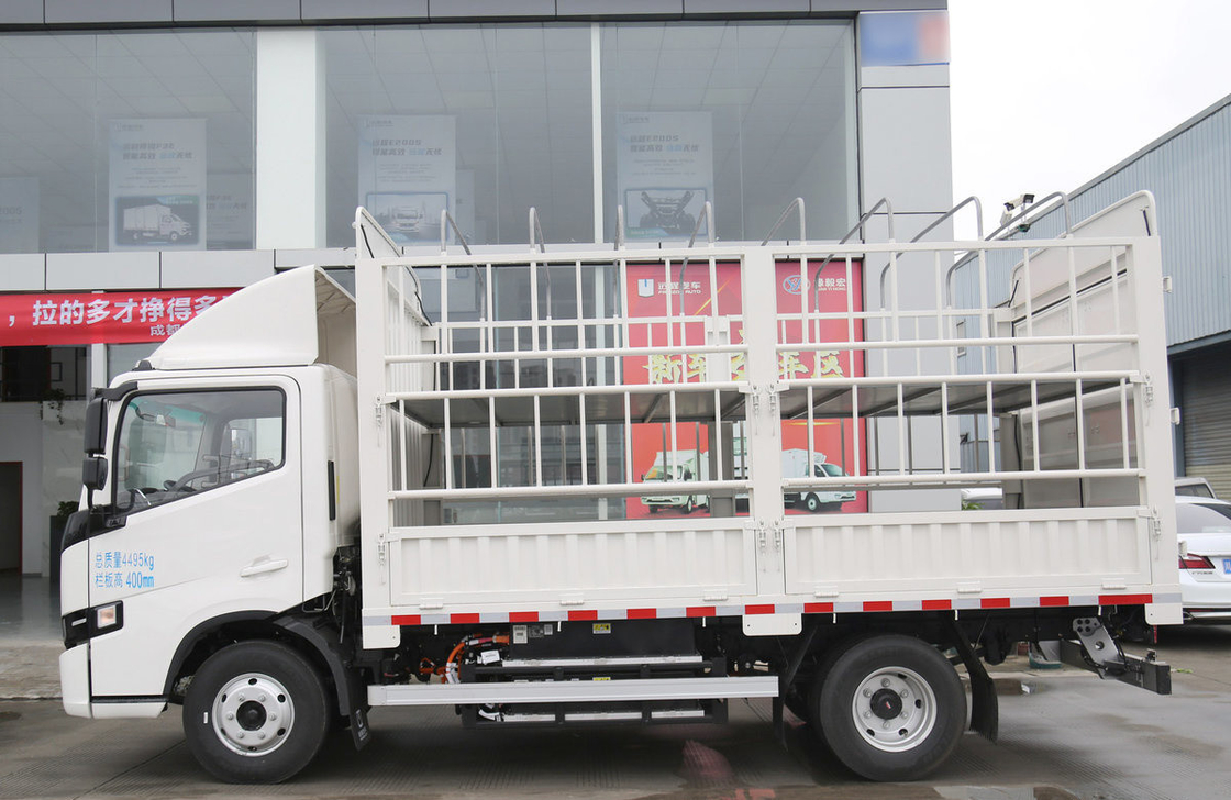 Camion a cassa Camion a recinzione Camion leggero 1.5 tonnellate Carico utile Camion a carico elettrico 4*2 Single Cab