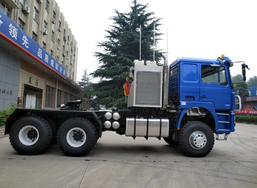 Camionetti trattori usati 6*6 Full Drive Shacman Prime Mover Cummins Motore da 600 CV con 10 pneumatici