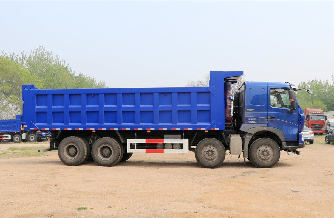 Howo Tipper Truck 12 pneumatici Howo T7 Dumper Leaf Spring 440hp 30-50 tonnellate