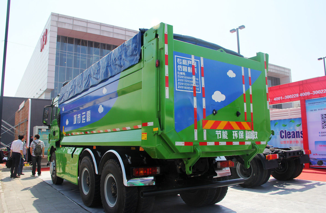 Camion spazzatura da cava in vendita Shacman 6*4 Diesel e GNL Hybrid Tipper Cina Camion 336hp