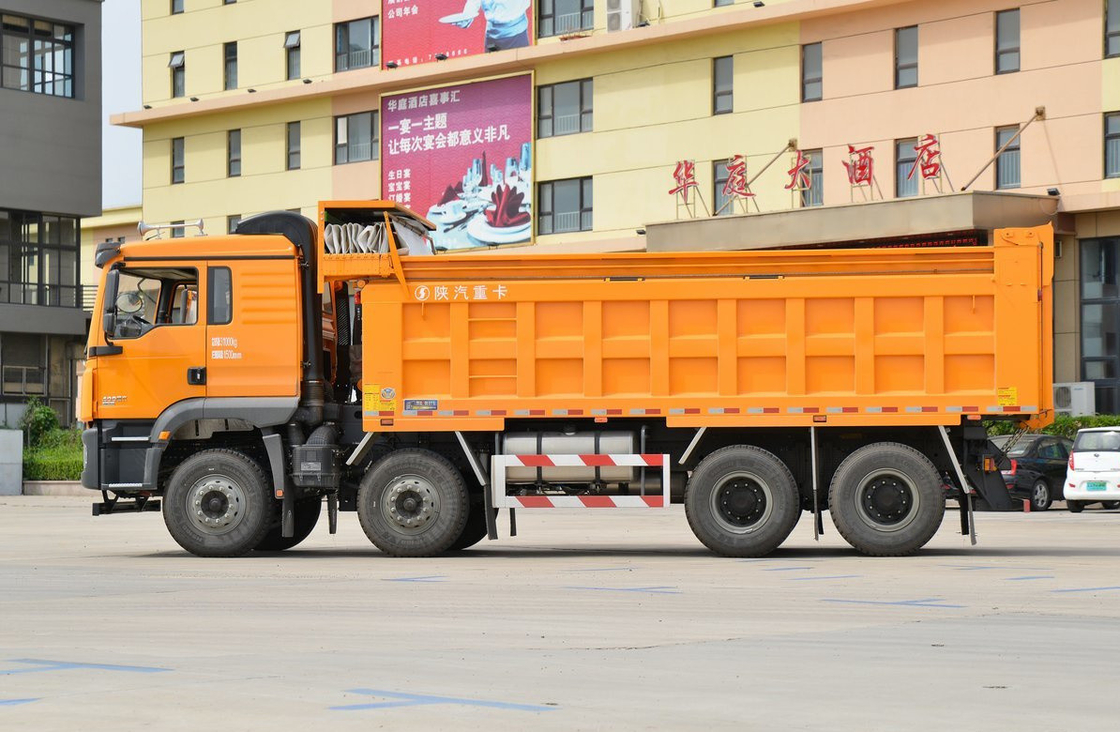 Shacman 8*4 Usato 40 Tonnes Dump Truck Per M3000 Autostrada Trasporto 12 pneumatici FAST cambio