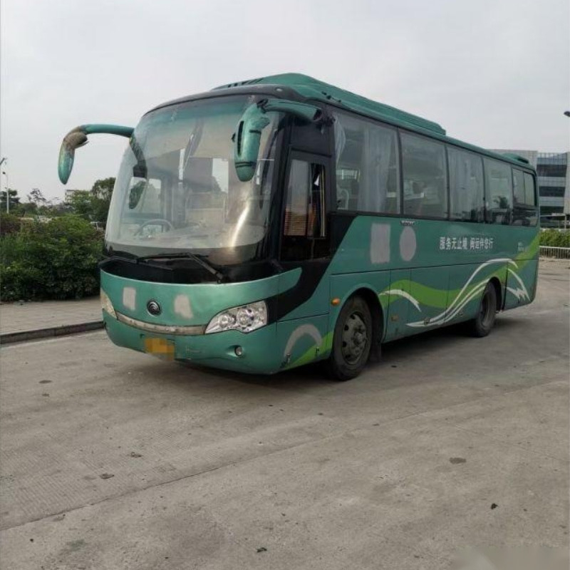 ZK6938H9 Blu Autobus usati Yutong 39 posti Autobus usato 2010 anno Grande prestazione
