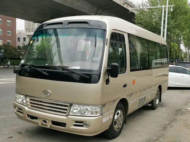 HFF6600 Ankai Autobus di medie dimensioni a porta singola a motore diesel montato davanti a guida a sinistra