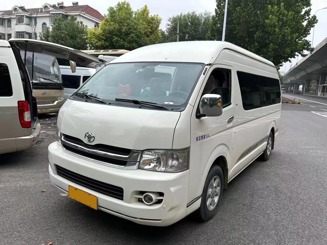 Toyota Hiace Electric Minibus di lusso di seconda mano a doppia portata a 4 porte a 13 posti