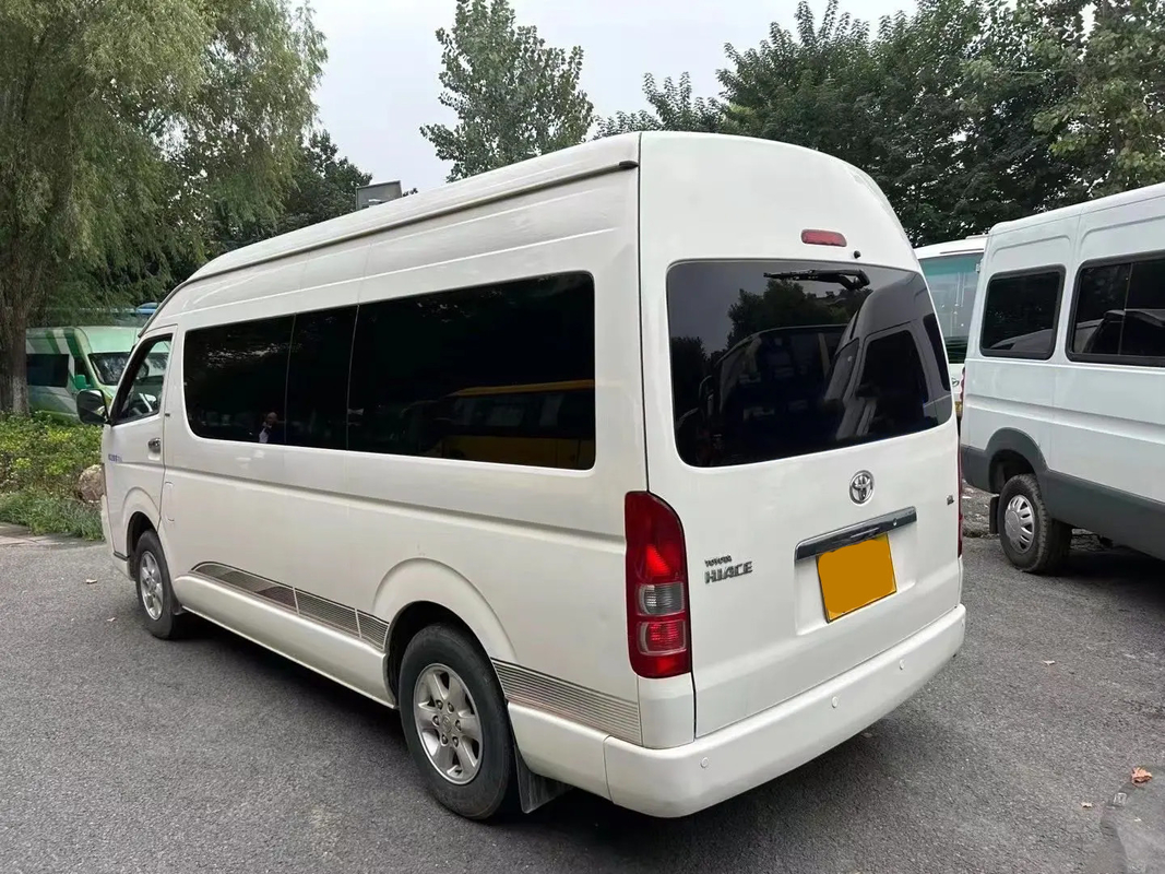Toyota Hiace Electric Minibus di lusso di seconda mano a doppia portata a 4 porte a 13 posti