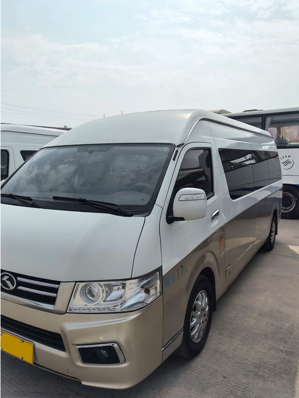 Mini Coach usato 2017 anno 19 posti motore a olio porta oscillante esterna Jinlong Hiace
