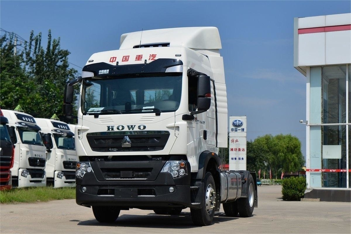 HOWO Trattore camion nazionale VI standard di emissioni monoasse 350 CV Diesel con deflettore
