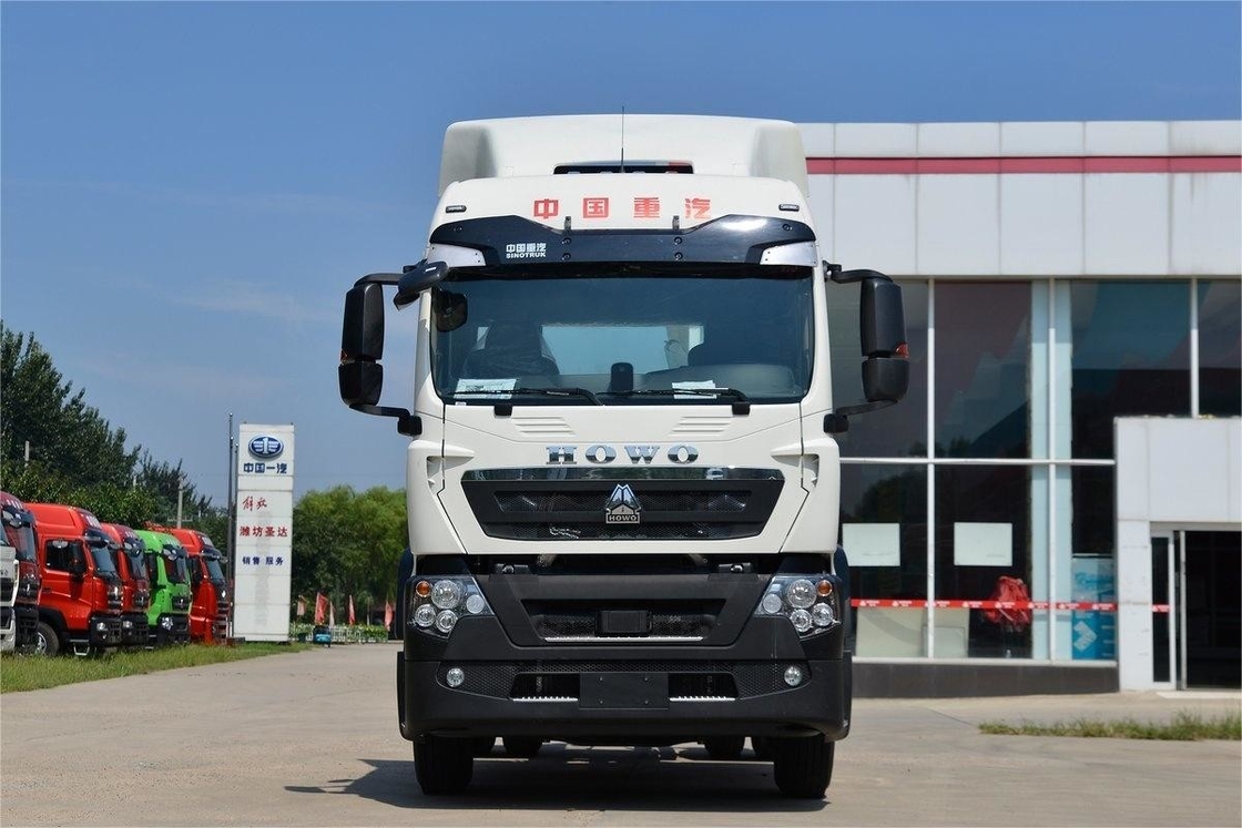 HOWO Trattore camion nazionale VI standard di emissioni monoasse 350 CV Diesel con deflettore