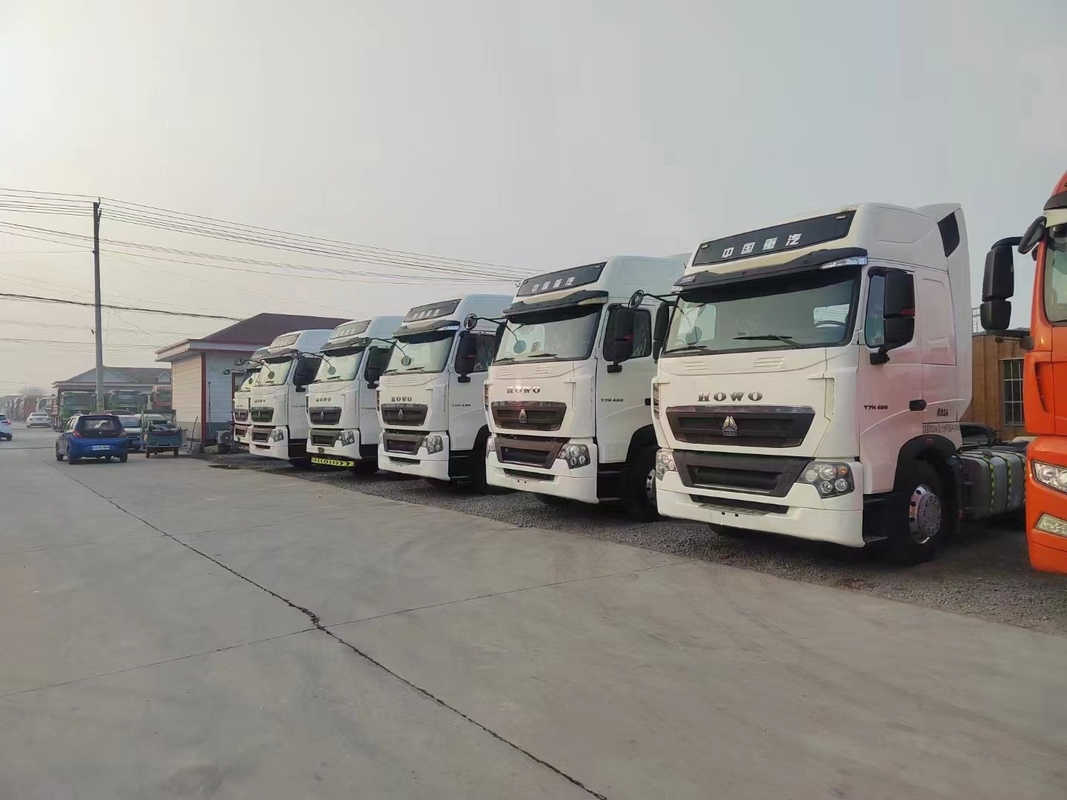 Usato Sino Truck Howo 10 ruote T7H Trattor testa uomo motore 480hp cabina a tetto alto con aria condizionata