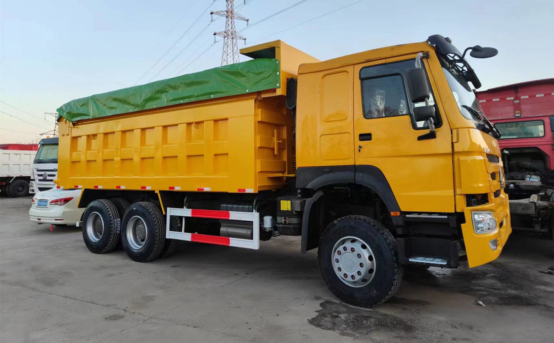 Sino Truck Dumper Nuovo grande secchio 30 tonnellate 6*4 Howo Tipper con copertura Nuovi pneumatici Single Sleeper