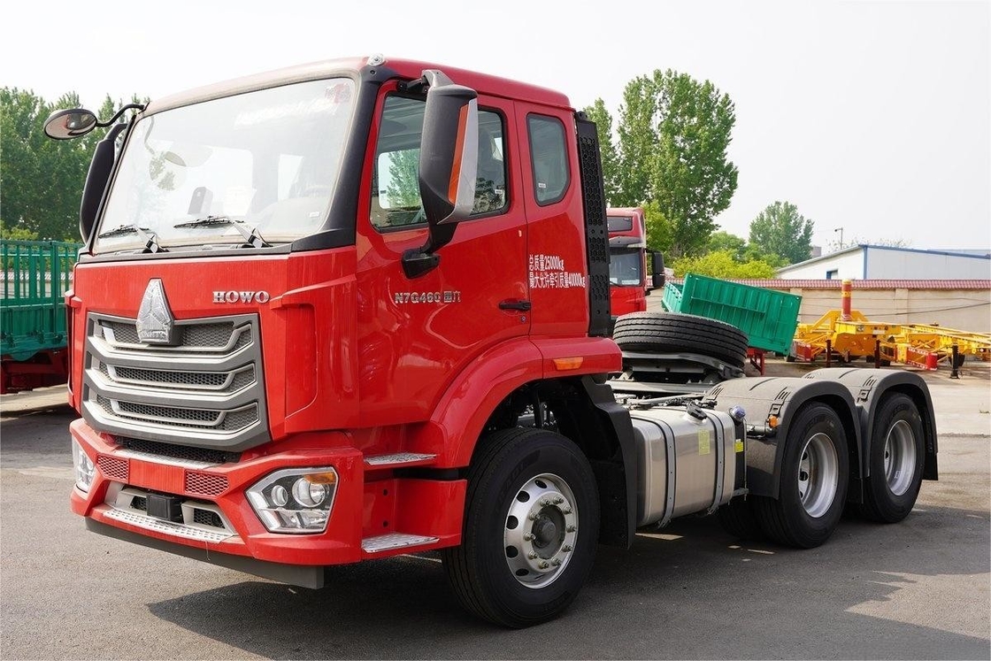 Sinotruk Howo N7G Camion pesante monolocale a mezzo sedile 460 CV 6X4 Diesel 12 velocità trattore