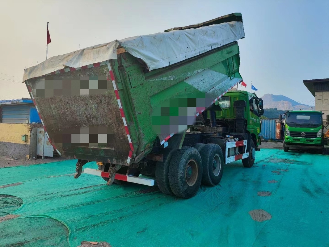 6*4 Dump Truck Foton ETX Tipper di seconda mano 2018 Anno Weichai 375hp Con secchio tipo U