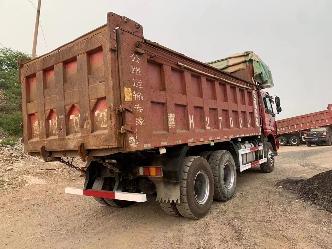 Camionetti di gomma usati con prezzi 10 ruote Foton Dumper carica 30 tonnellate grande secchio con copertura