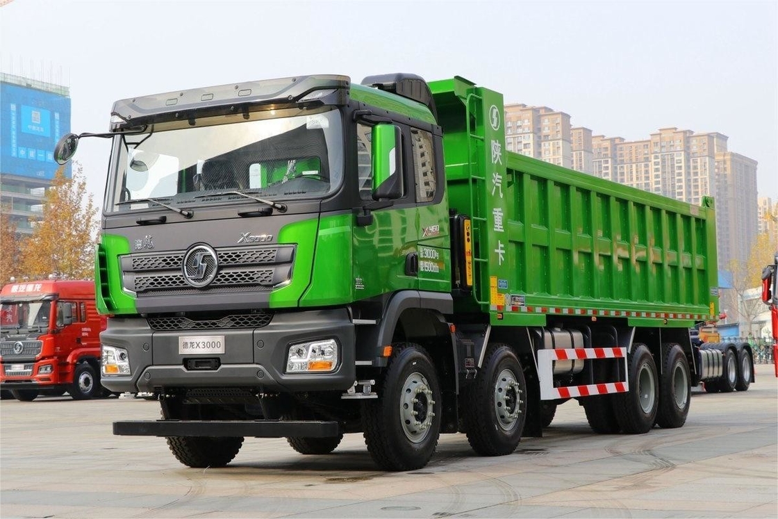 460 HP 8X4 8m Extended Flat Top Large Cargo Box Weichai Shacman X3000 Model Dump Heavy Truck