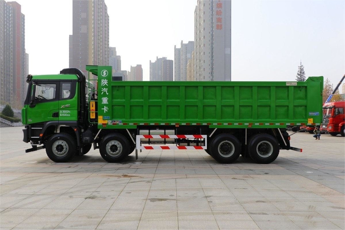 460 HP 8X4 8m Extended Flat Top Large Cargo Box Weichai Shacman X3000 Model Dump Heavy Truck