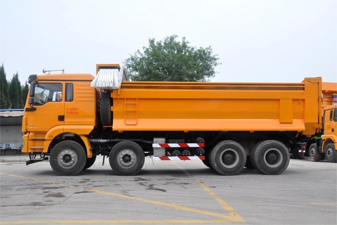M3000 Modello 8x4 350 CV 16.1T 9.8m Shacman Camion pesante cartone di tela pieghevole