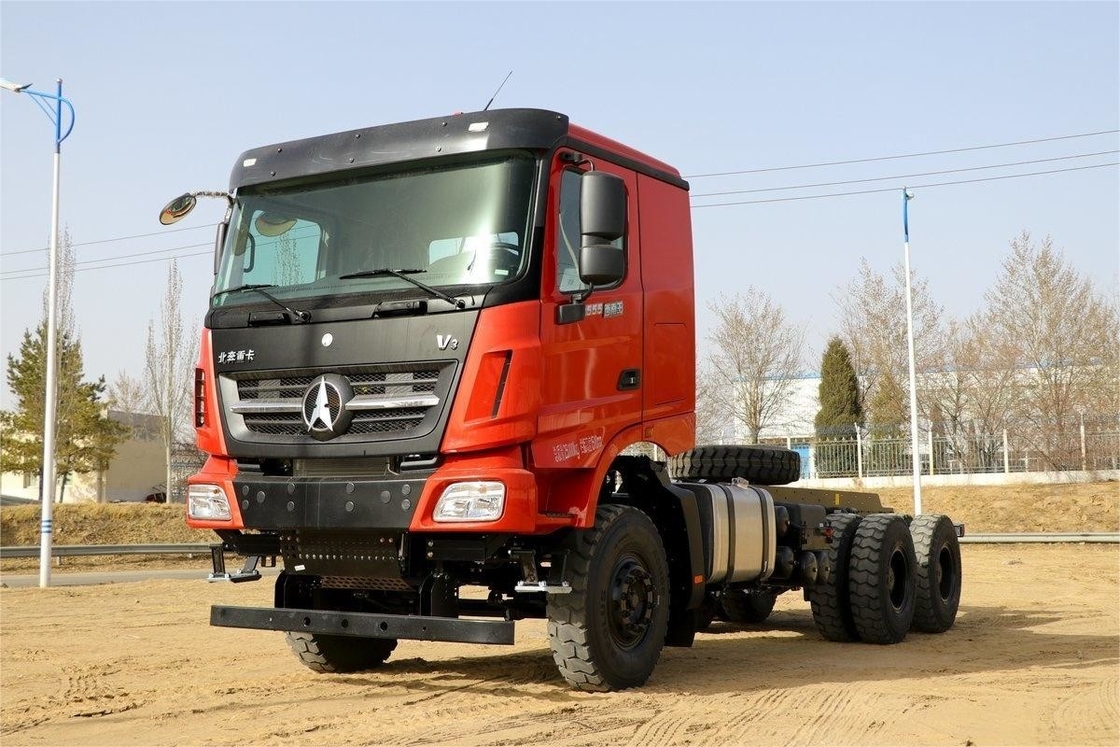 Camion pesante Beiben 550 CV 6X4 Multiplici coperture superiori ecologiche 6m Camione scarico Chassis
