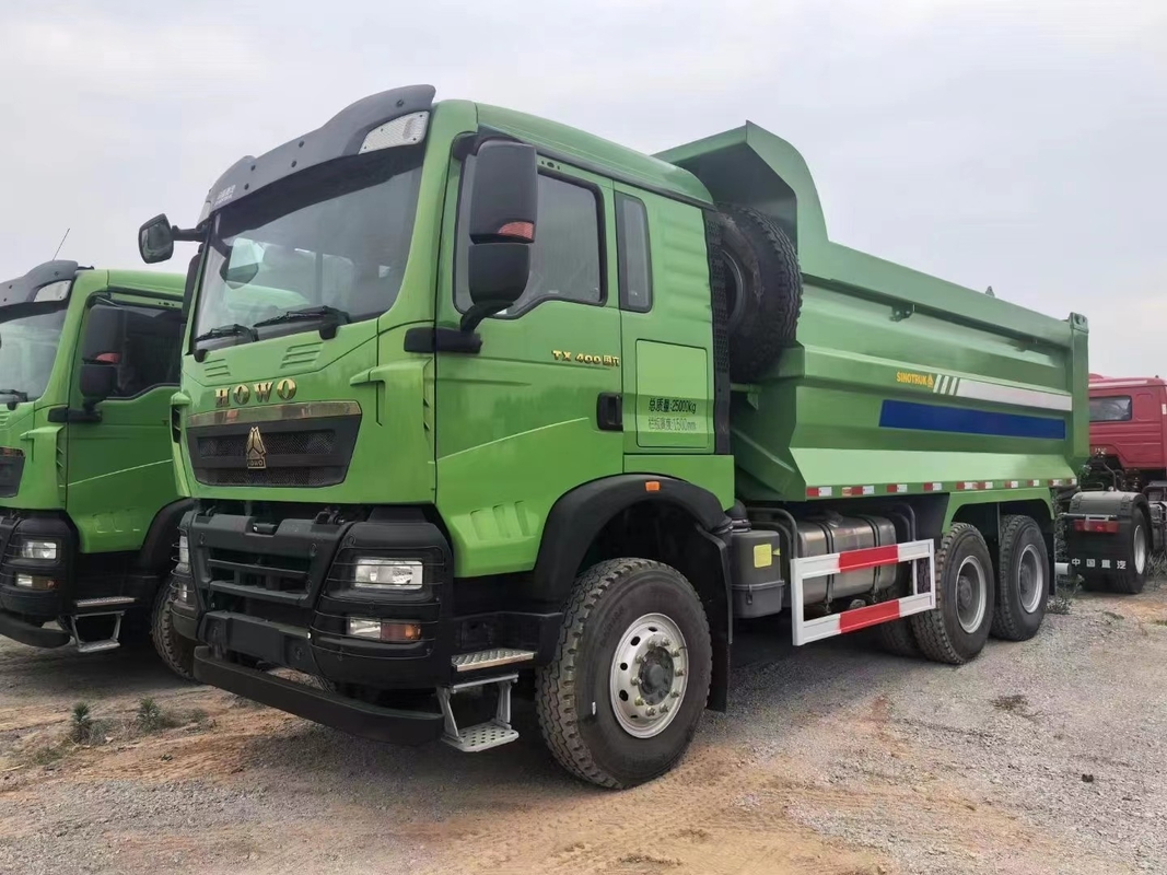 Camionetti di scarico Sino 400 HP Nuovo 6 * 4 modalità di guida con 40 pneumatici Howo TX Tipper in magazzino