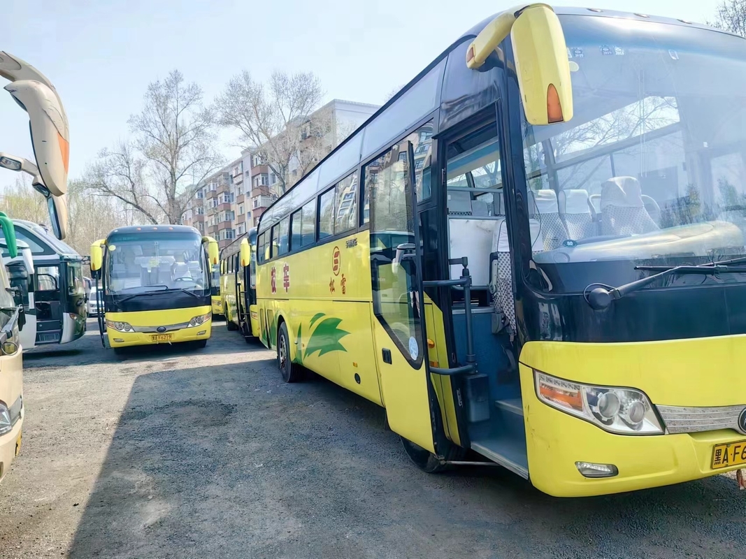 Autobus di seconda mano Yutong ZK6107 Autobus originale 2 + 3 posti Disponibilità 60 posti Foglia molla A / C