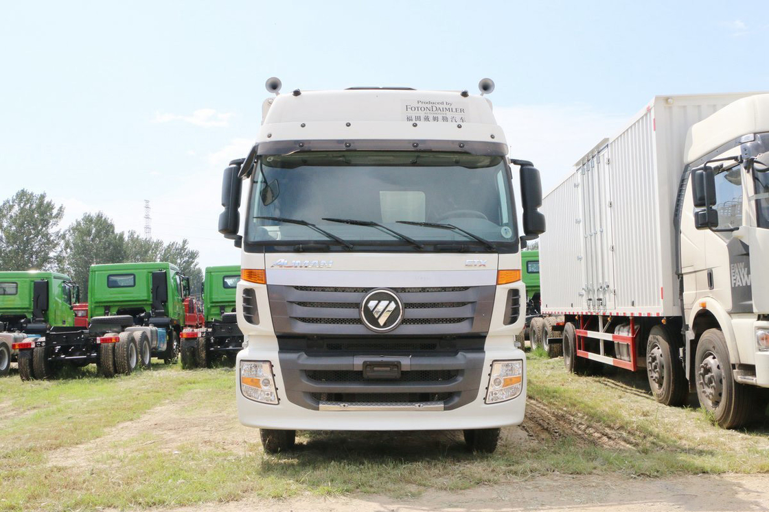 Foton Auman Stake Truck Serie 6 Heavy Duty Truck Diesel 8 velocità 245HP 6X2 9,53m Corpo bianco