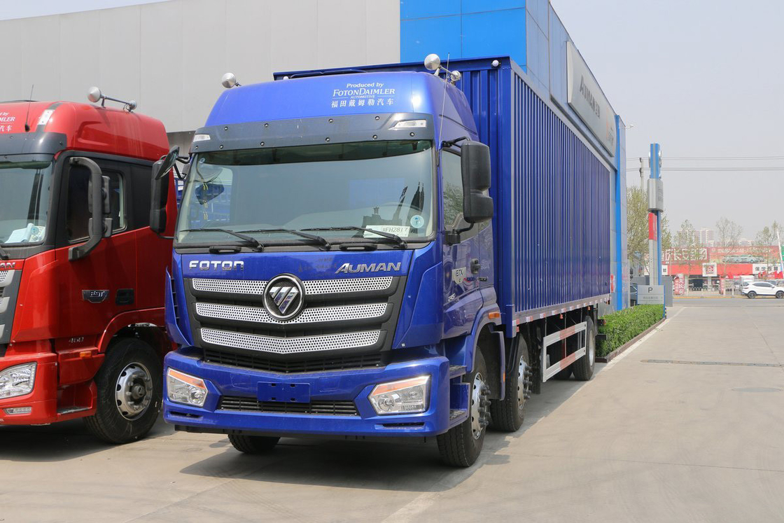 Sedie ad assorbimento d'urto Foton Auman Van Truck Diesel 245HP 6 cilindri 6X2 9,53m Climatizzazione