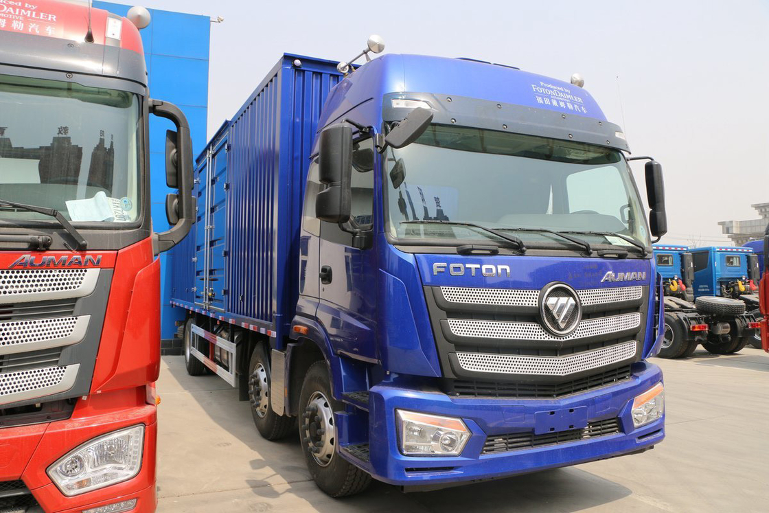 Sedie ad assorbimento d'urto Foton Auman Van Truck Diesel 245HP 6 cilindri 6X2 9,53m Climatizzazione