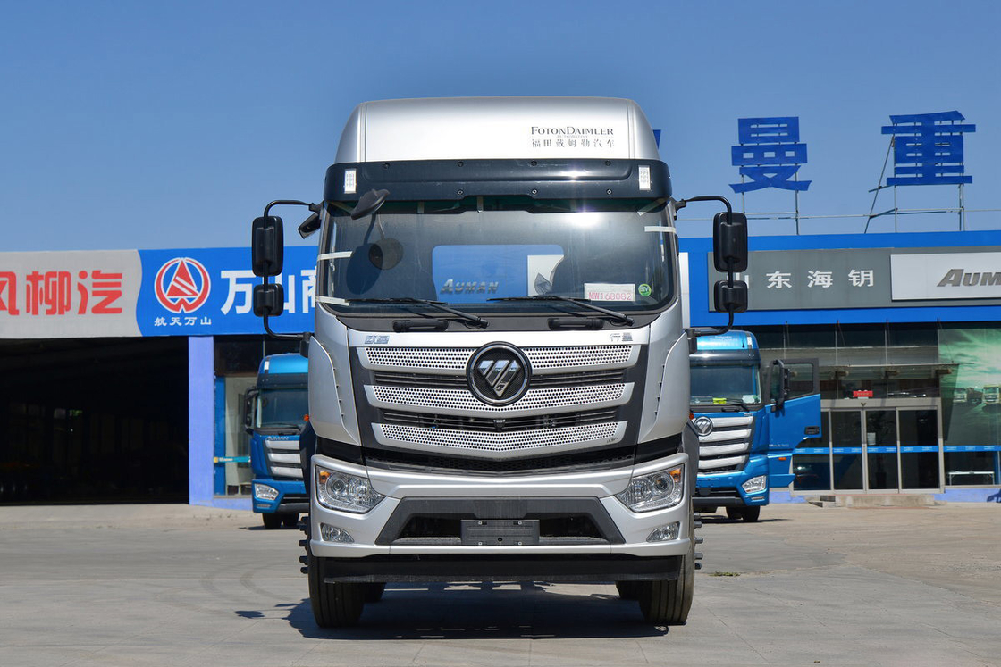 Single Row And Half Seats Foton Auman Camion con tetto alto Diesel 245HP 6X2 8,6m Chassis del camion