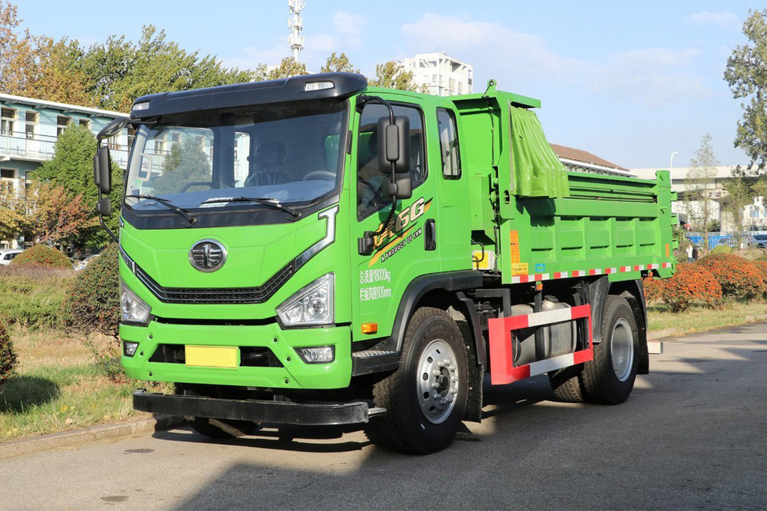 Qingdao Jiefang Dump Truck Tiger 6G 200 CV Diesel a 10 velocità 1 fila e mezzo 4x2 4m
