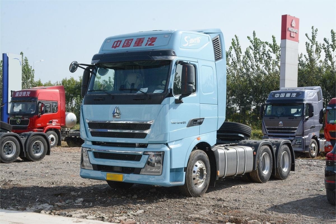 Howo Traktor Truck Nazionale VI 6X4 AMT Automatico posteriore doppio asse posteriore otto ruote 570 CV