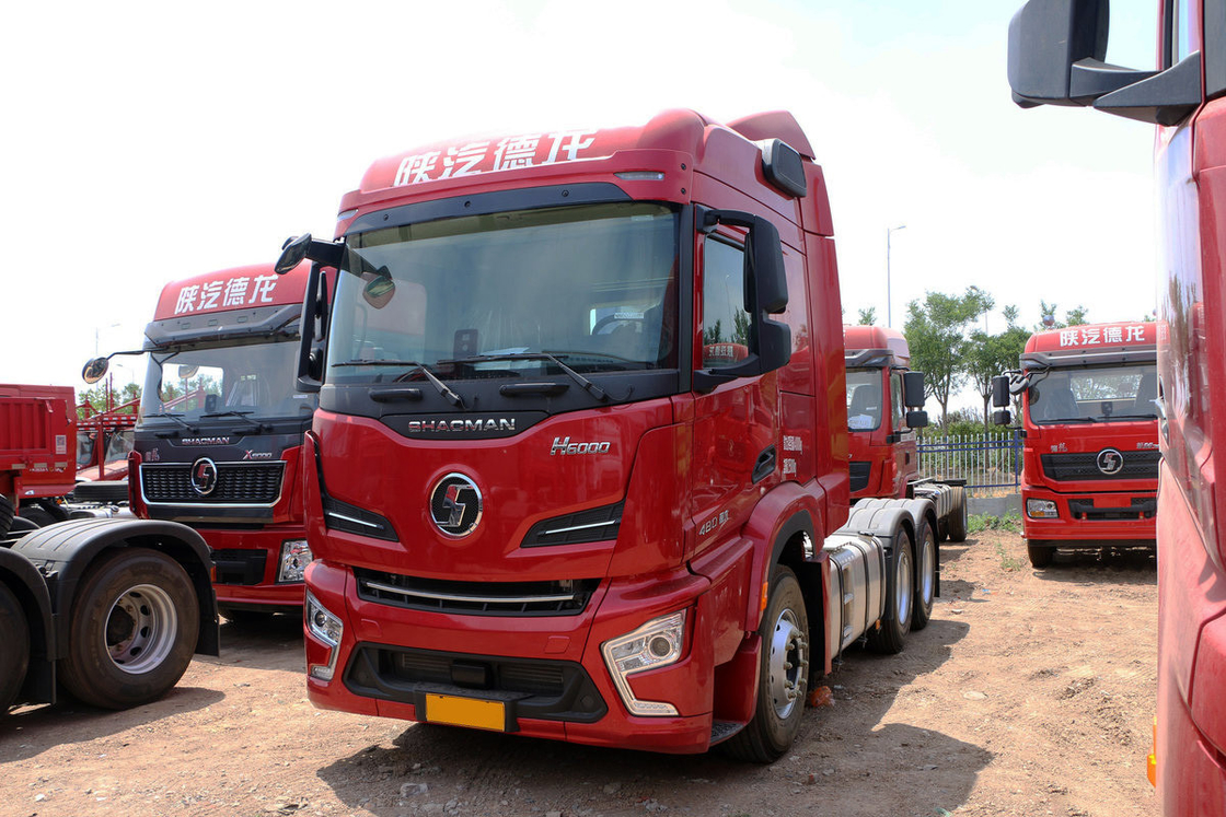 AMT 12 velocità mono fila semicolo Diesel 480hp 6 * 4 Shacman camion trattore H6000 Modello